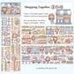 Cartoon Cute Girl Stickers Creative Multi-scene Journal Scrapbooking Decoration Sticker