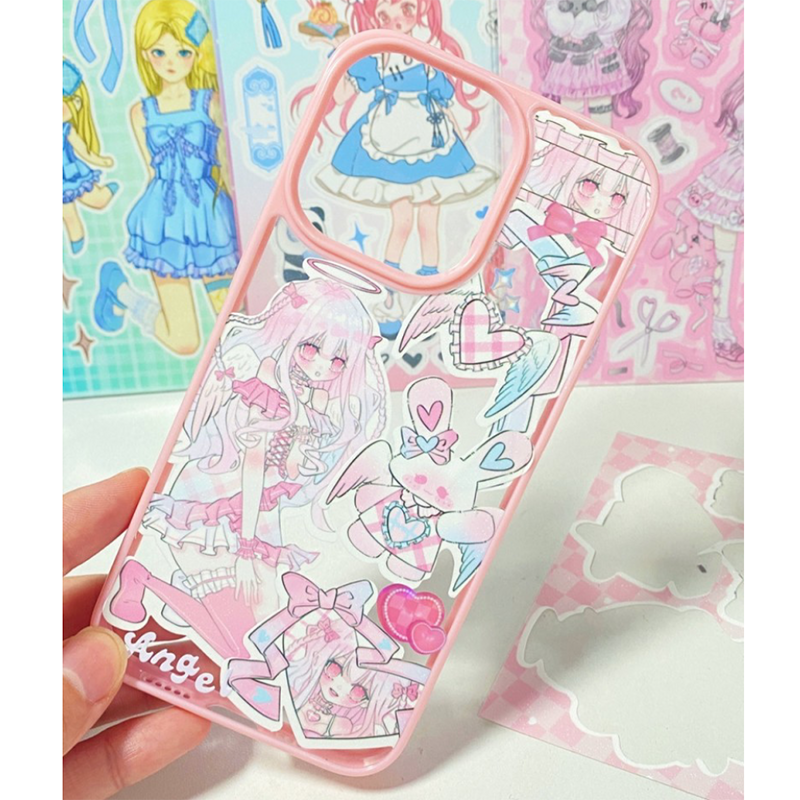 DIY Customized Phone Case Cartoon Anime Characters Stickers Design Han –  Suntecly