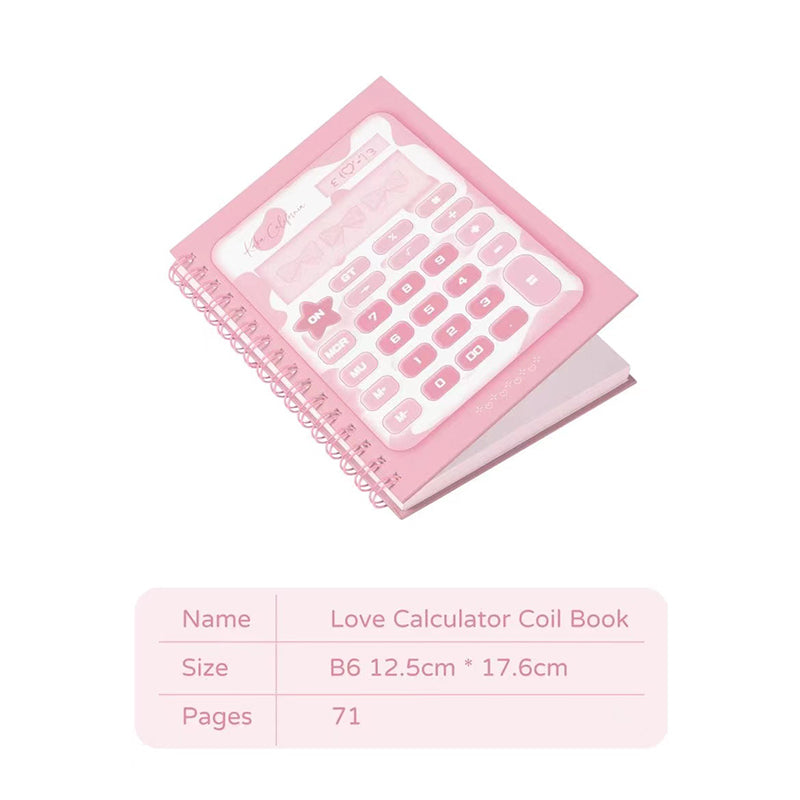 Original Creative Calculator Love Goo Book Hand Account Notebook Coil Books