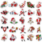 50pcs Cartoon Christmas Hand Account Sticker Sticker Self-Adhesive Material Waterproof Hand Account Sticker Decoration Notebook