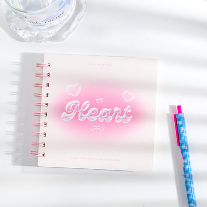 Sweetheart Series Plaid Notebook Hand Accout Summary Notebook Coil Book