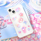 Galaxy Sonata ins Bubble Dot Flash Film Sticker Hand Account Goo Disk Decorative Sticker