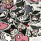 100 pcs Cartoon Domi Stickers Hand Account Mobile Phone Kuromi Melody