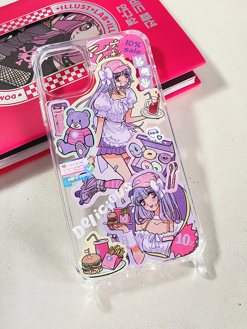 DIY Customized Phone Case Cartoon Anime Characters Stickers Design Han –  Suntecly