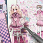 Cute Love Series Cartoon Cute Handbook Stickers Girly Pattern Handbook DIY Material Stickers
