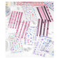 DIY key chain Hand Account Phone Case Bottom Decoration Stickers Lace Chain Series Love Ribbon Material 4 Types