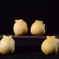 Boxwood carving Greedy hamster four brothers Handicrafts Cte small animal jewelry Handmade