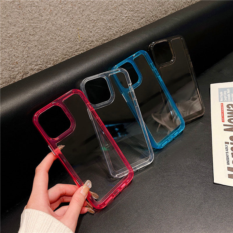 Transparent Acrylic Space Case Suitable For iPhone 13 Phone case iPhone11/12Pro Max Hard Case XS Large Hole