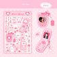 Heart Bunny Decorative DIY Stickers Phone Case Hand Account Cute Stickers
