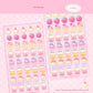 Heart Bunny Decorative DIY Stickers Phone Case Hand Account Cute Stickers