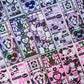 Virtual Core Sticker Sweet Cool Gothic Cute Pet DIY Handbook Decoration Material Painting 8pcs 4 Types