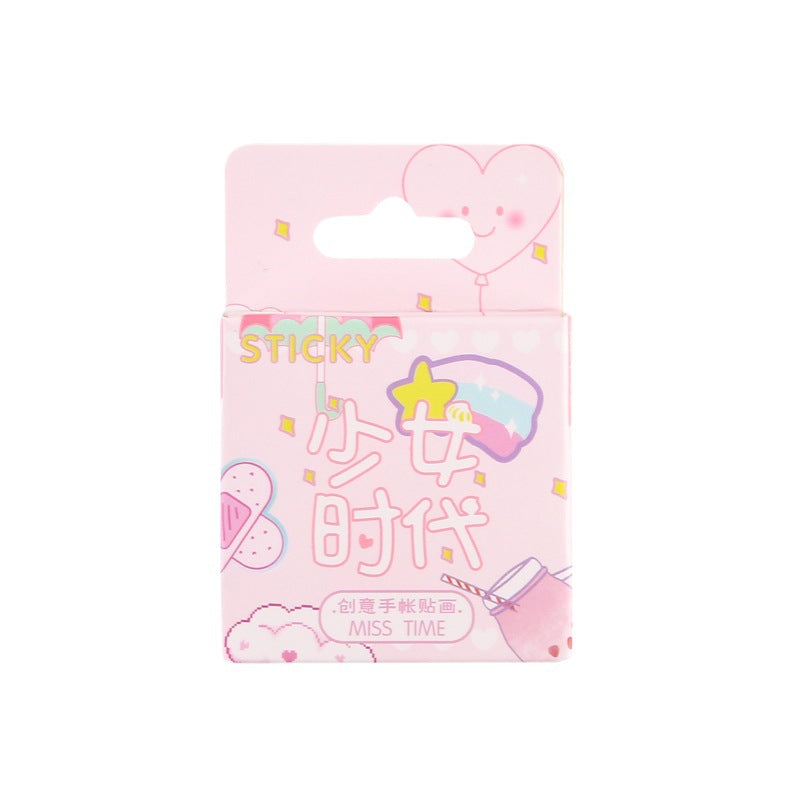 Girls' Generation Series Creative Cartoon Stickers Decoration Material Small Pattern Stickers