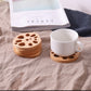 Wooden coasters Beech insulation mats Walnut mats Coffee coasters Handmade