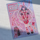 Disguised Angel Girl Stickers Goo Card Cover Hand Account Decoration Sticker