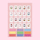 Sanrio Goo Card Sticker Kulomi Melody  Decoration  Phone Case Hand Account Material Sticker