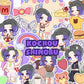 Demon Slayer: Kimetsu No Yaiba Agatsuma Zenitsu Tomioka Giyuu Handaccount Phone Case  Kochou Shinobu Rengoku Kyoujurou  Glitter Stickers
