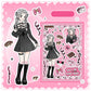 Yuezhen Moon Heart Series Scrapbook Journal Stickers