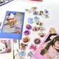 Acrylic Standing Card Creative 3-inch Polaroid Small Card Decoration Emoji Expression Decoration Card Photo Frame