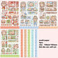 Tirado Washi Paper PET Sticker Cartoon Diary DIY Material Decoration Stickers