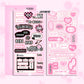 Text Korean Japanese Decoration Deco Text Dialog Box Stickers Cute Hand aAccount Stickers Lamination