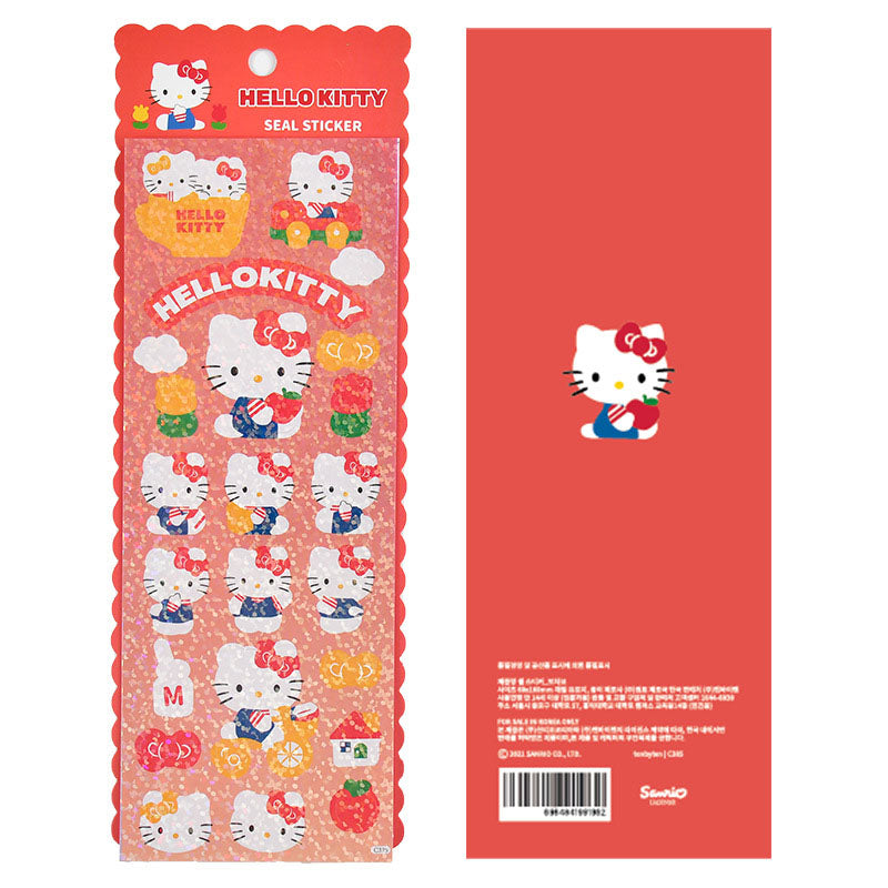 Sanrio DIY Keychain Plate Sticker Melody Cinnamorll Decorative Hand Account Diary Phone Case Sticker