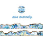 Washi Tape Butterfly Contract Series Art Retro Burned Landscaping Pocket DIY Material Stickers 6 Types