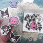 100 pcs Cartoon Domi Stickers Hand Account Mobile Phone Kuromi Melody