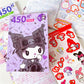 Cutting Sanrio Stickers Book Goo Card Cartoon Cute Stickers Kuromi Melody Hand Account Decoration