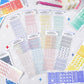 Laser Star Snowflake Star Chasing Goo card sticker Christmas handbook material Stickers