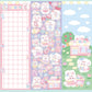 Curly Rabbit / Curly Puppy Sticker Waterproof and Dry Cute Animal Decorative Sticke