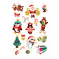 Christmas Stickers Santa Bell Gift DIY Hand Account Keychain  Phone Case Decoration Stickers