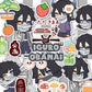Demon Slayer: Kimetsu No Yaiba Agatsuma Zenitsu Tomioka Giyuu Handaccount Phone Case  Kochou Shinobu Rengoku Kyoujurou  Glitter Stickers