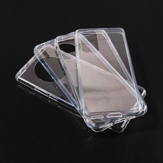 Transparent DIY Phone CaseDrop Glue Cream Glue Fluted Phone Case Grooved shell with hard bottom and soft edge