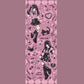 Gemini Girl Series Small Card Stickers Landmine Characters Decorative Stickers Small Card Diy Material Stickers