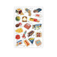Life Seasoning Series Creative Small Pattern DIY Hand account Phone Case Element Material stickers 4 styles