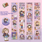 Aguo Retro Wear PET Special Oil Tape Stcikers DIY Deco Hand Account Sticker