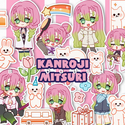 Demon Slayer: Kimetsu No Yaiba Agatsuma Zenitsu Tomioka Giyuu Handaccount Phone Case  Kochou Shinobu Rengoku Kyoujurou  Glitter Stickers