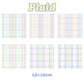 Card Book Color Matching Version Square Binder Collage Transparent PVC Card Book Two-In-One