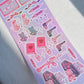 Disguised Angel Girl Stickers Goo Card Cover Hand Account Decoration Sticker
