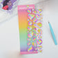 3D Laser Bubble Keychain Hand Account Decoration Material Sticker Diary Small Card DIY