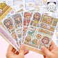 Tirado Washi Paper PET Sticker Cartoon Diary DIY Material Decoration Stickers