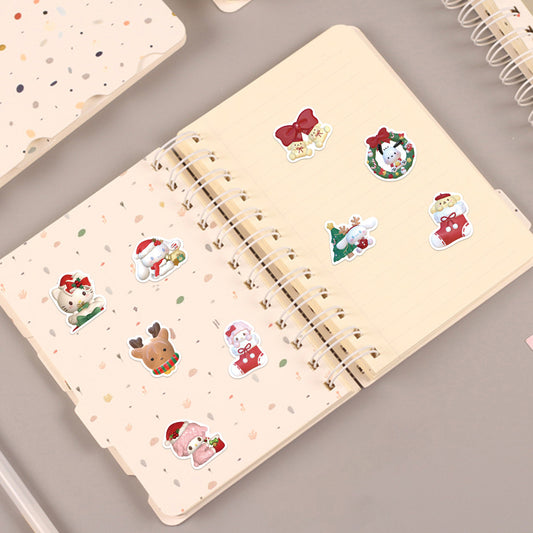 62pcs Christmas Style Sanrio Graffiti Stickers Cute Cartoon Waterproof Decoration Suitcase Hand Account Water Cup Phone Case