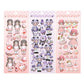 Modeling Girl Series 3D Stickers Little Girl Stickers DIY Keychain Plate Hand Account Sticker Material