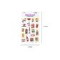 Life Seasoning Series Creative Small Pattern DIY Hand account Phone Case Element Material stickers 4 styles