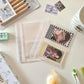 Card Book Color Matching Version Square Binder Collage Transparent PVC Card Book Two-In-One