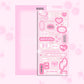 Text Korean Japanese Decoration Deco Text Dialog Box Stickers Cute Hand aAccount Stickers Lamination
