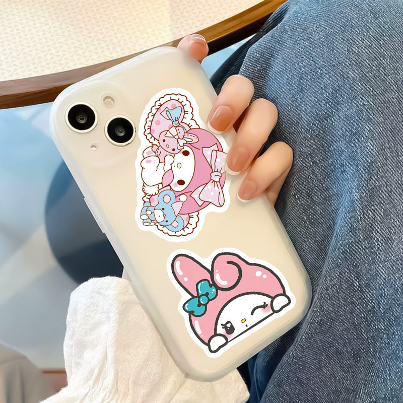 50pcs Melody Stickers Hand Account DIY Mobile Phone Case Laptop Ipad Water Cup Set Waterproof Graffiti Stickers Stickers