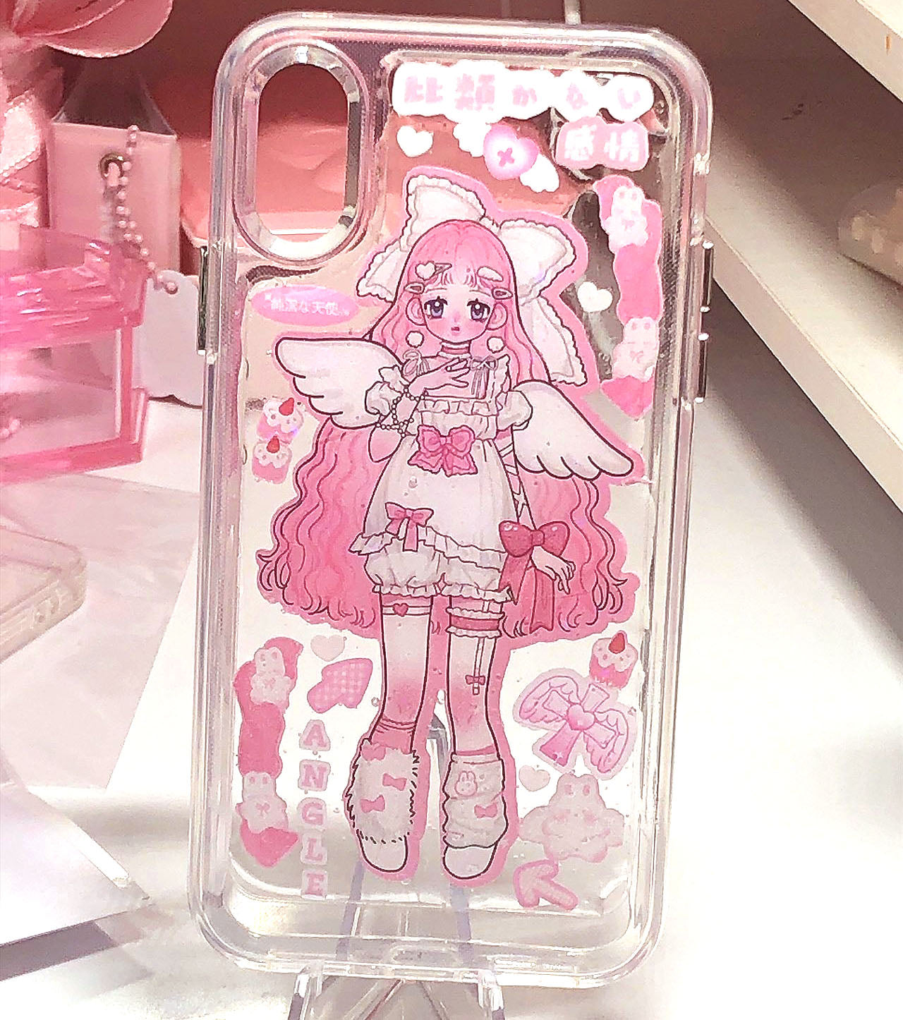 Sick Nurse Heaven Angel Custom Epoxy Phone Case / Back Card Film Handmade Custom Phone Case