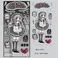 Gothic Lolita Style Character Manservant Maid Harajuku Girl Diy Hand Account Cover  Sticker