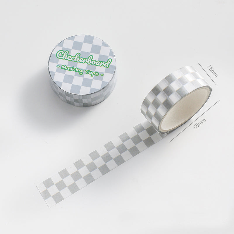 DIY Checkerboard Series Washi Tape Creative Stickers Hand Account Material Stickers